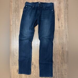 Men’s PAIGE Dark Indigo Slim Straight Jeans 34 x 33 1/2 Peppy